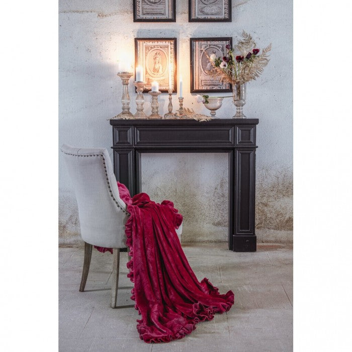 Plaid fucsia con gale |BLANC MARICLO'