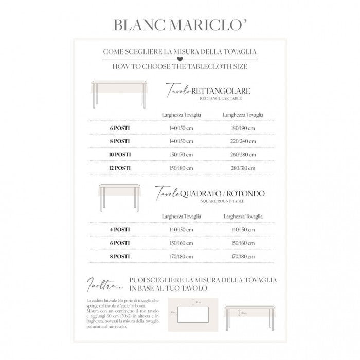 Tovaglia cerata beige 8 posti