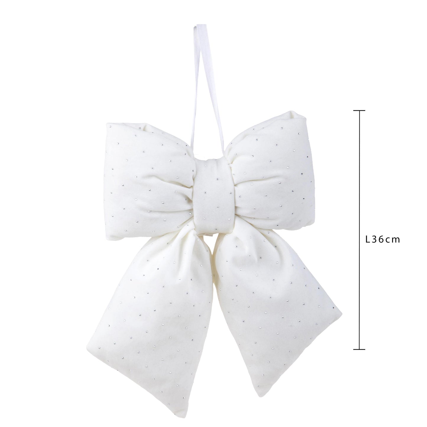 Fiocco verde brillantinato 36h