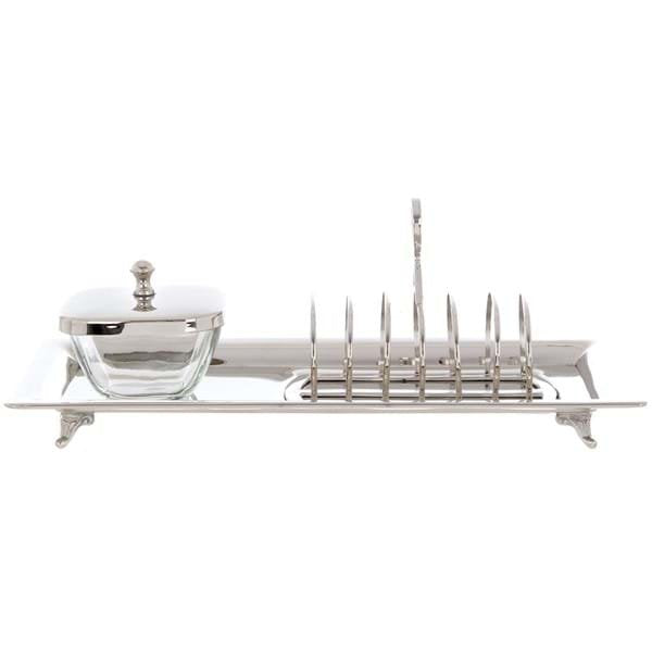 Set vassoio portatost e salsiera acciaio linea Carson di Blanc Mariclò