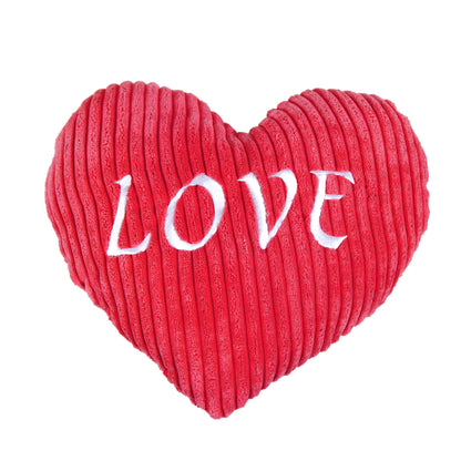 Cuscino rosso a forma di cuore in velluto 30cm| Dino Bianchi