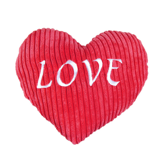 Cuscino rosso a forma di cuore in velluto 30cm| Dino Bianchi