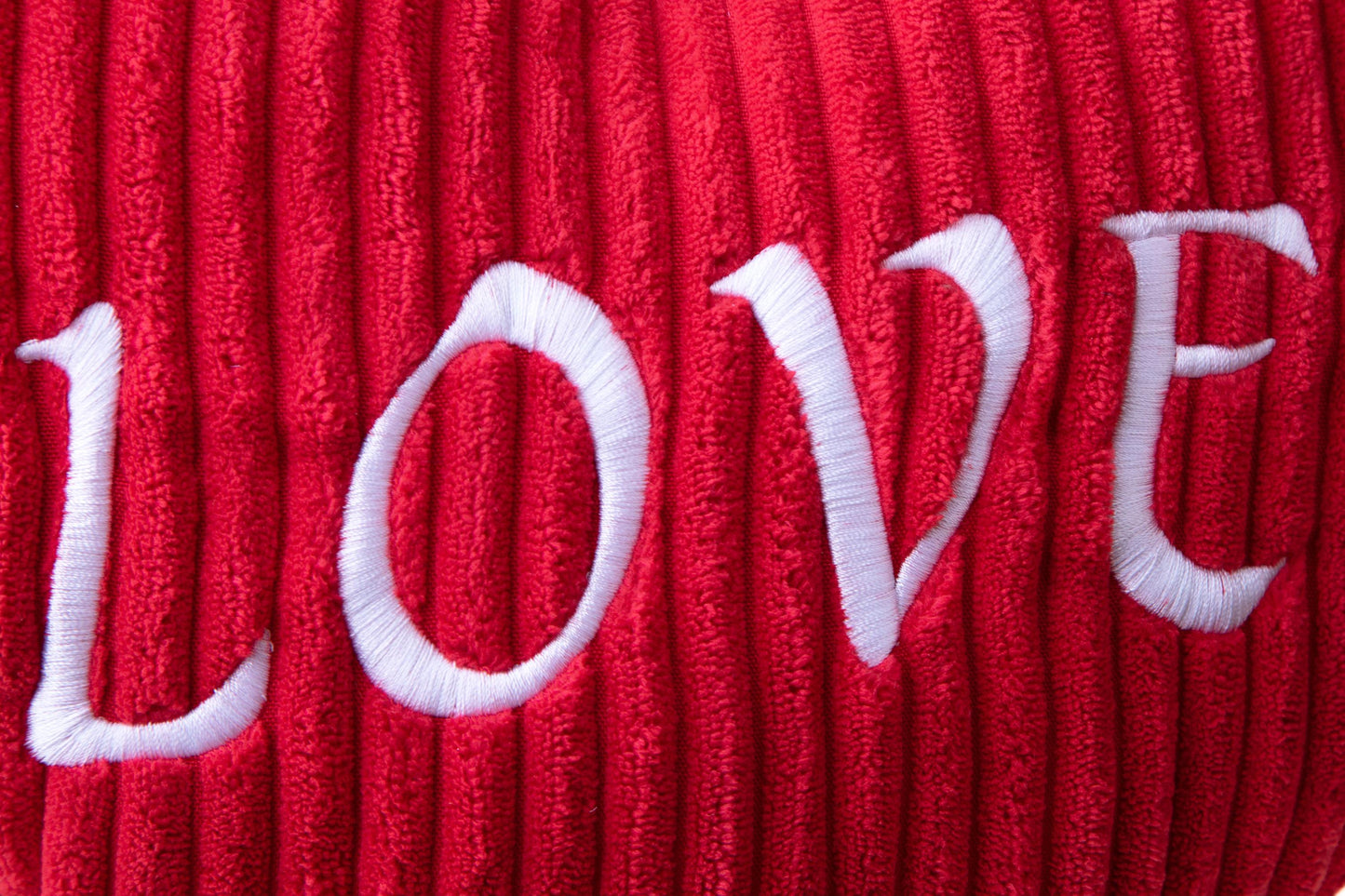 Cuscino rosso a forma di cuore in velluto 30cm| Dino Bianchi