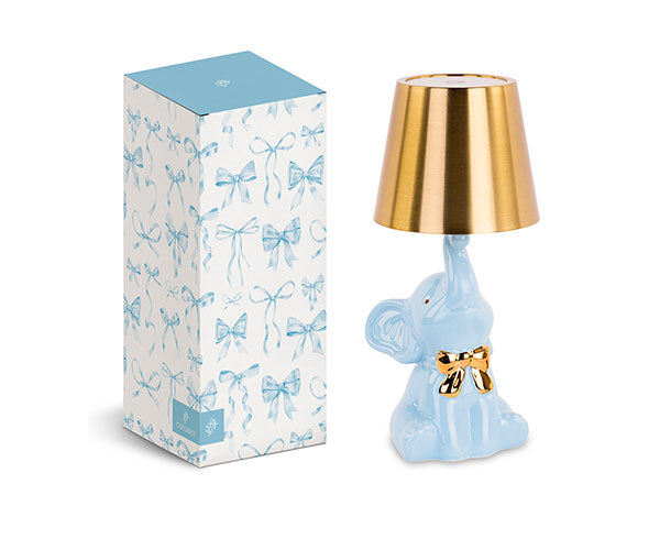 Lampada a forma di Elefantino azzurro h.240cm| Carta I Bassanesi