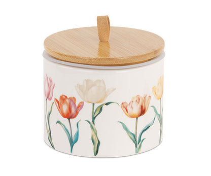 Barattolo con tulipani | Tono su tono