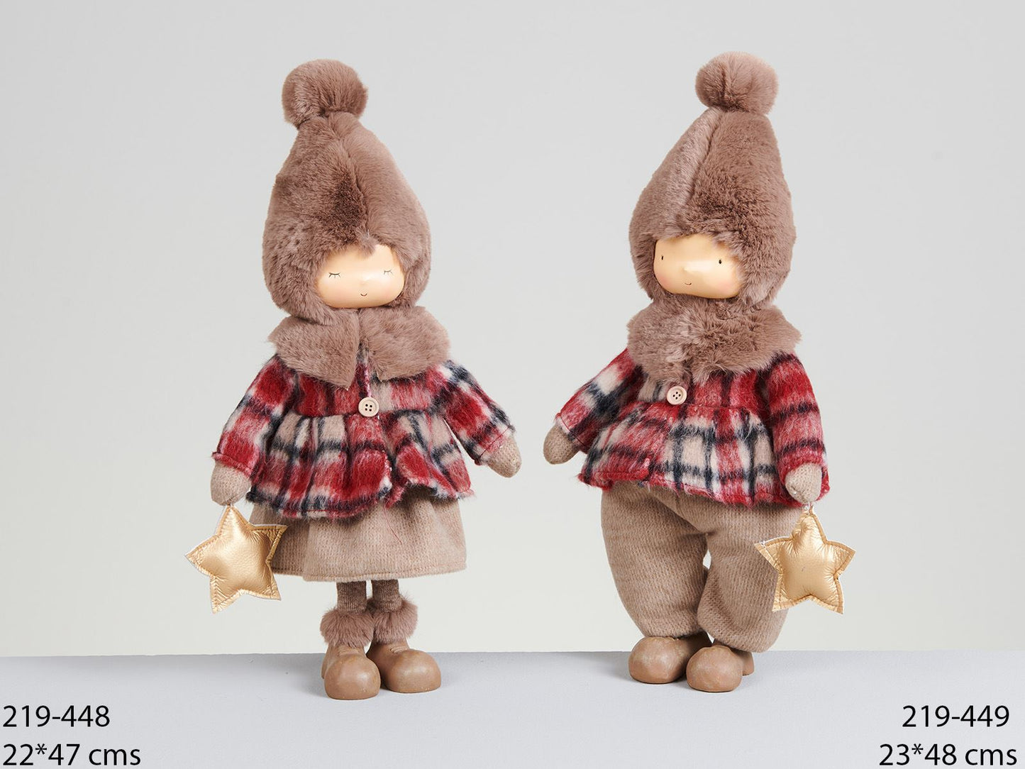 Bambini decoro natalizio