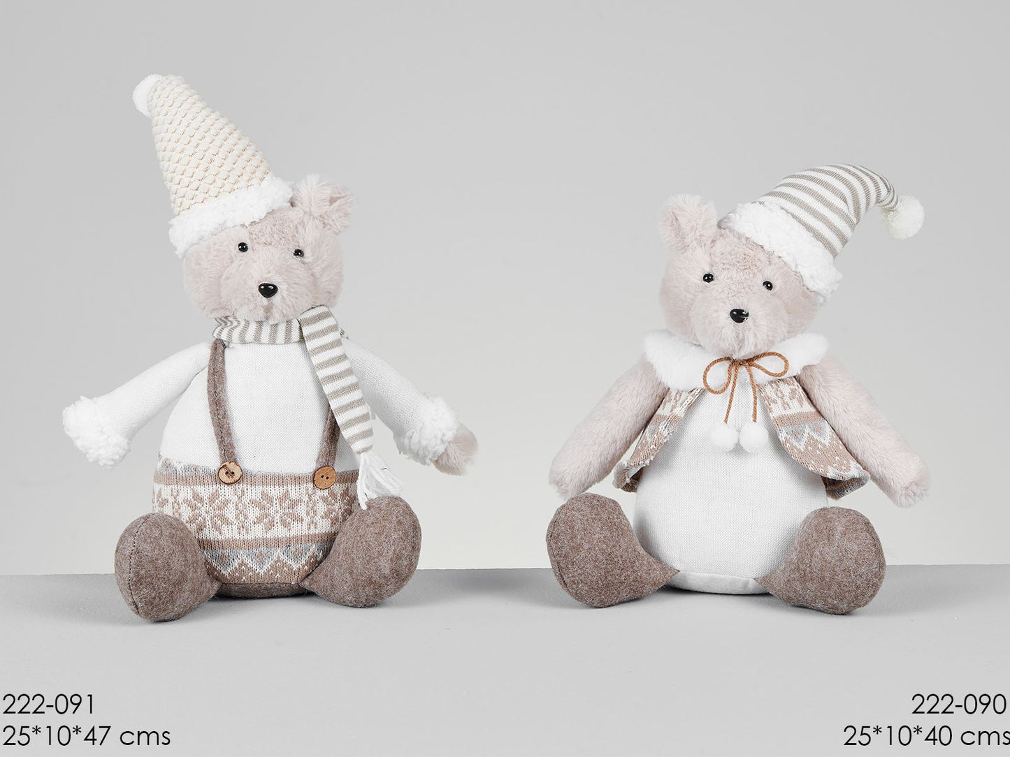 Orsetto con decori Natalizi