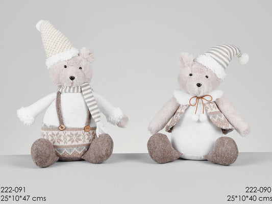 Orsetto con decori Natalizi