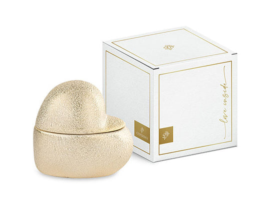 CUORE ORO CON CANDELA