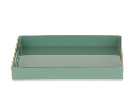 Vassoio verde e oro