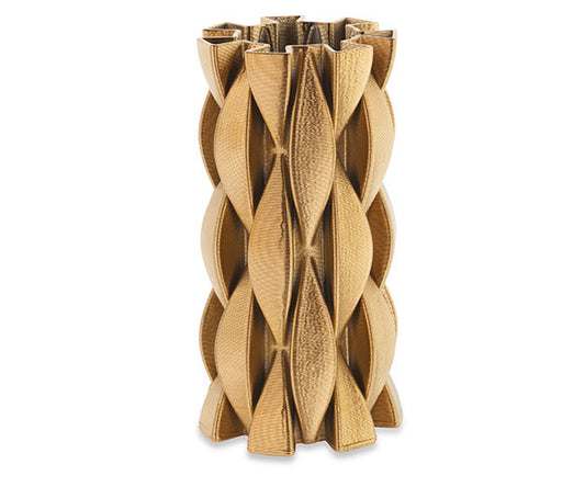 Vaso intrecciato oro