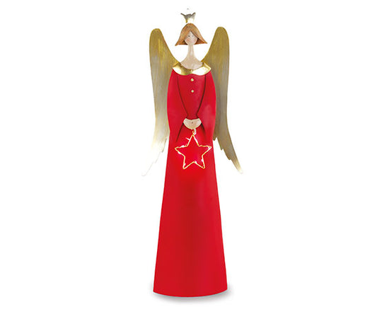 ANGELO METALLO ROSSO-ORO CON LED