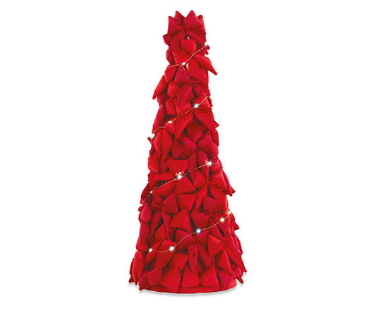 Alberi con fiocchi in velluto