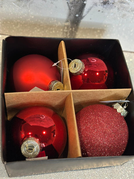 Box 4 sfere rosse