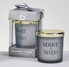 Candela colorata in vetro "Enjoy your life" 8h| Belda