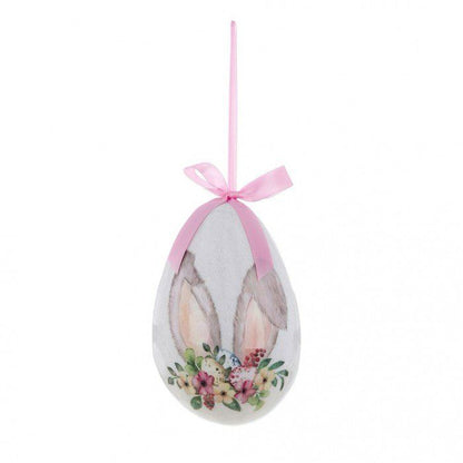 Uovo di Pasqua decorato rosa| Blanc Mariclò