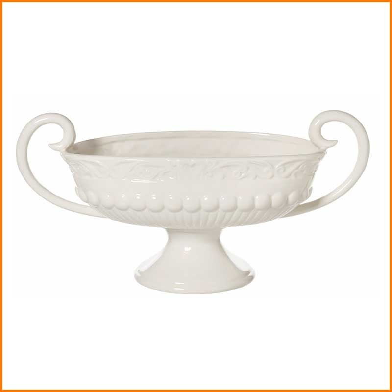 Vaso bianco in ceramica| L'Arte di Nacchi