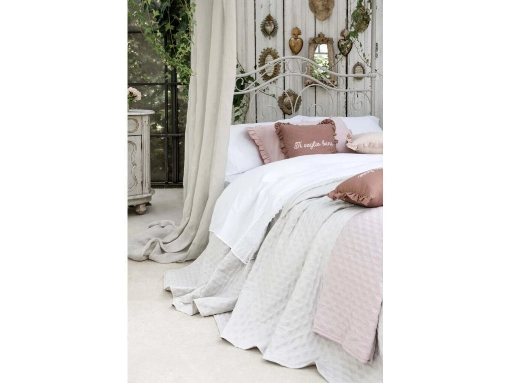 Trapunta 1 piazza beige 180 x 260h