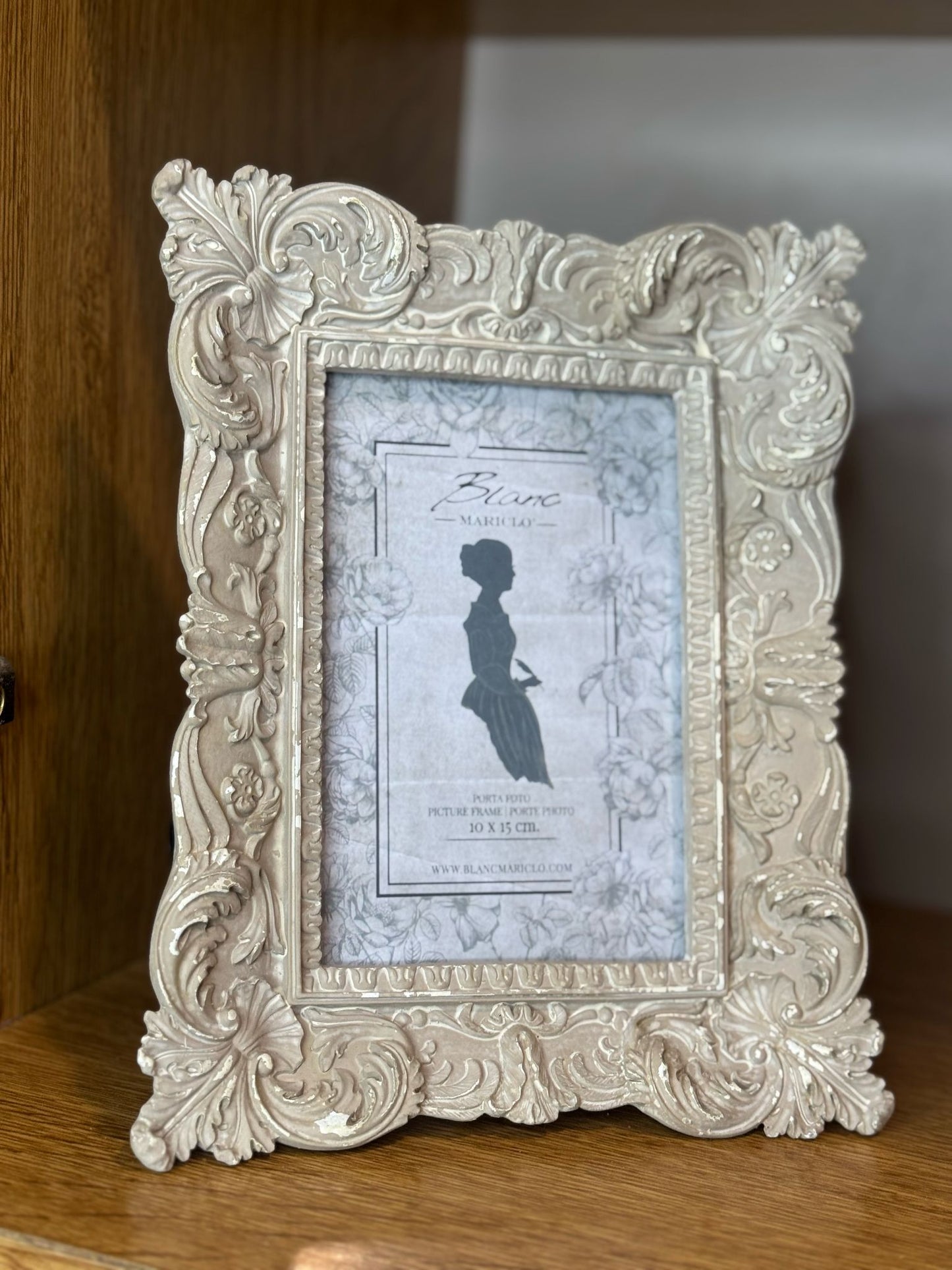 Cornice-portafoto decorata