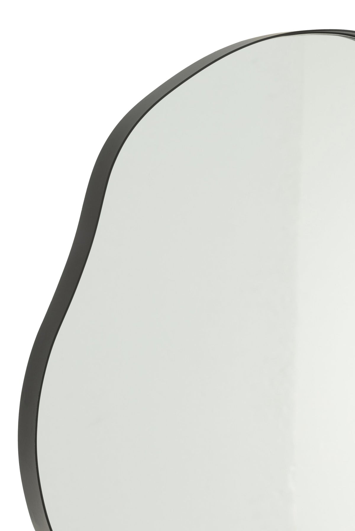 Specchio con cornice nera