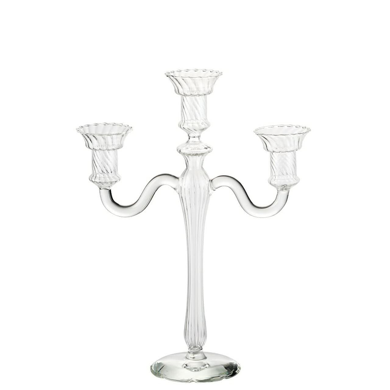 Candelabro in  vetro