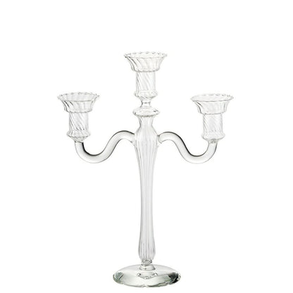 Candelabro in  vetro