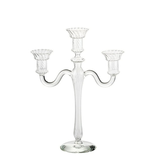 Candelabro in  vetro