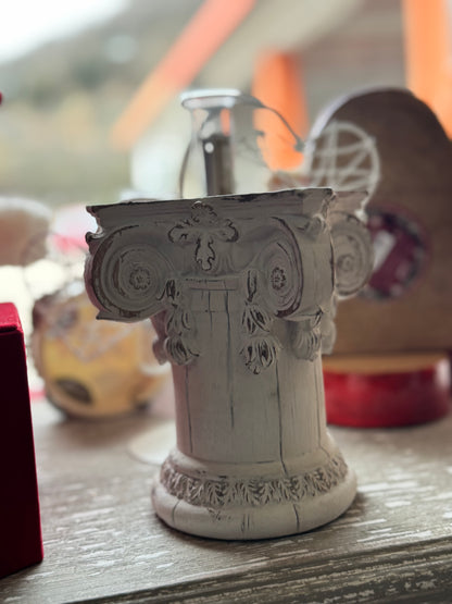 Candelabro bianco| L'Arte di Nacchi