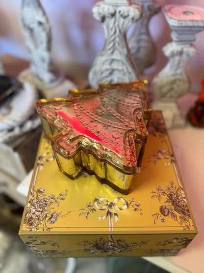 Candela natalizia a forma di albero dorata| Blanc Mariclo