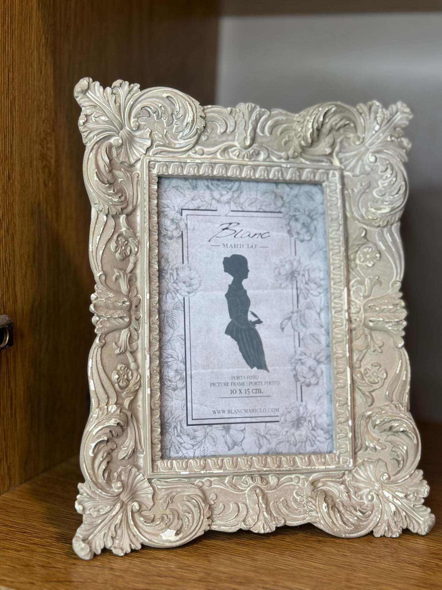 Cornice-portafoto decorata