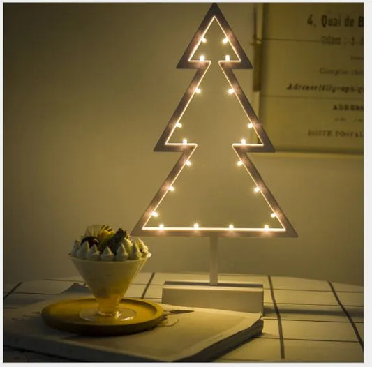 Alberello bianco con 20 luci led h.390mm | Carta I Bassanesi