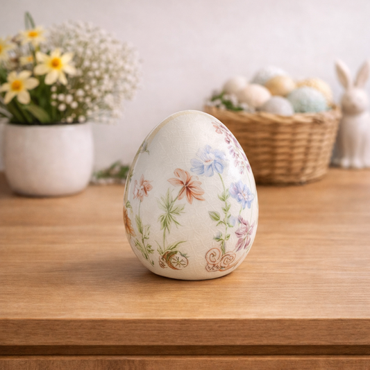 Uovo di pasqua con fiori|L'Arte di Nacchi