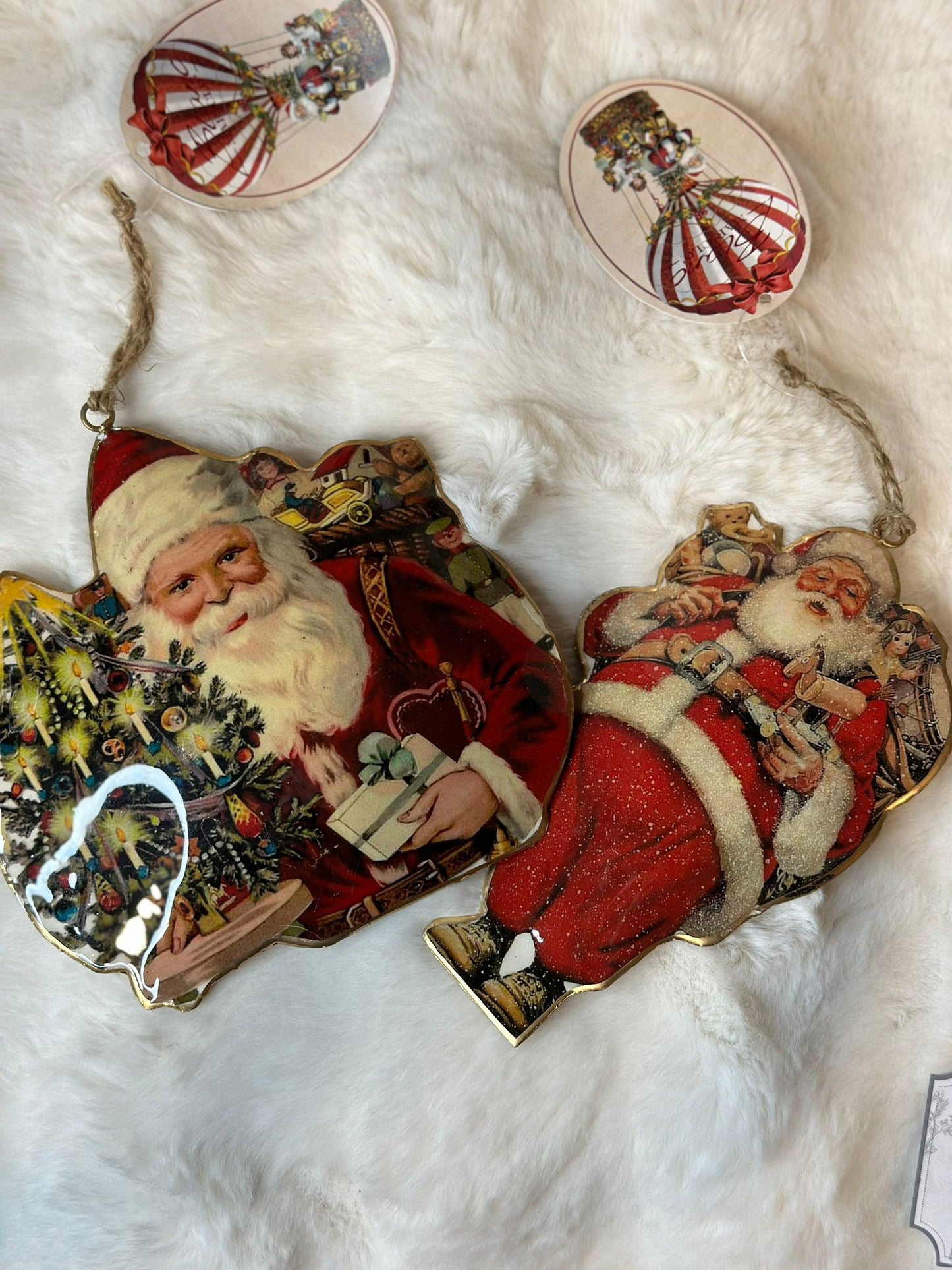 Decoro natalizio in latta