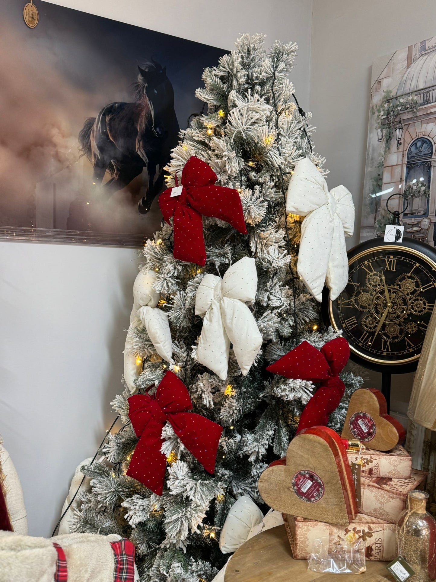 Albero di Natale innevato 240 cm