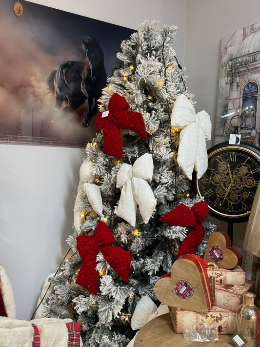 Albero di Natale innevato 240 cm