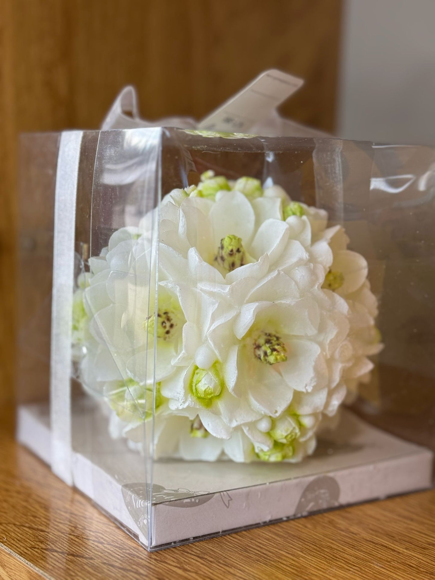 Candela -fiore decorato