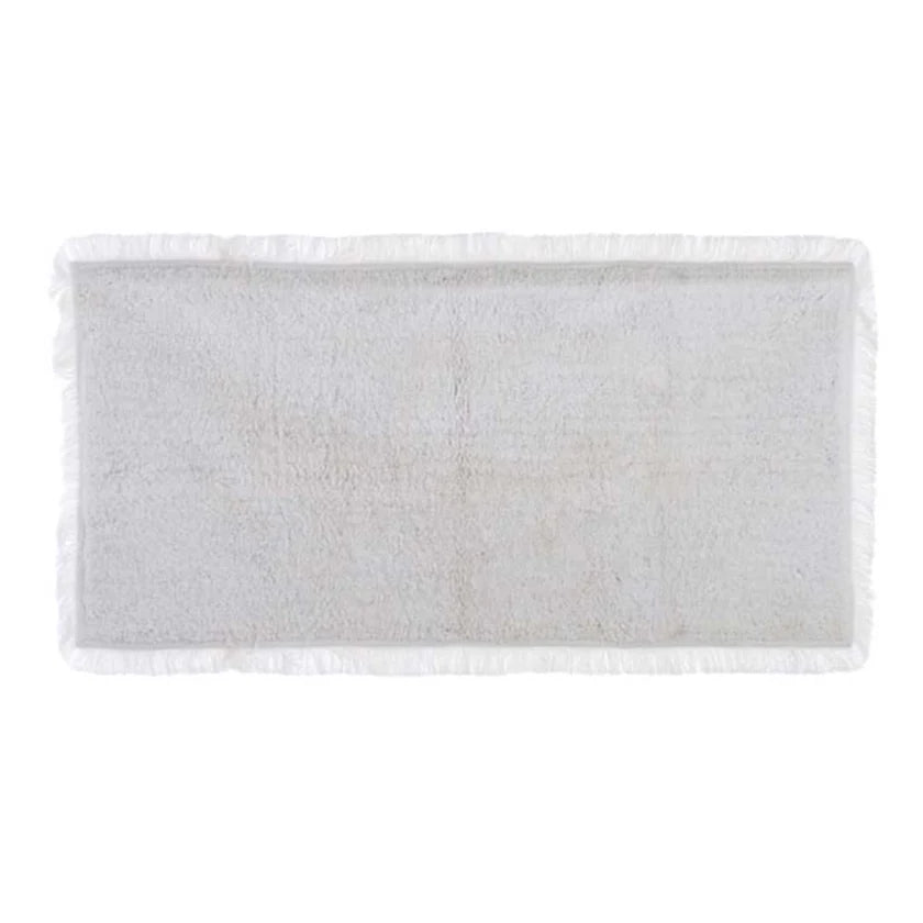 Tappeto con frange sui lati 50x110 cm| Blanc Mariclò