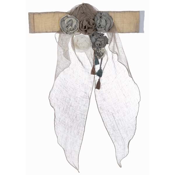 Embrasse con fiori e nappe | Blanc Mariclò