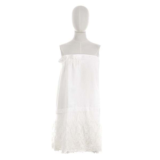 Pareo-accappatoio in cotone bianco