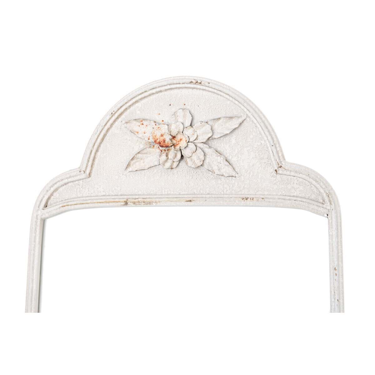 Specchio con struttura bianca vintage 60x46x170cm| Blanc Mariclò