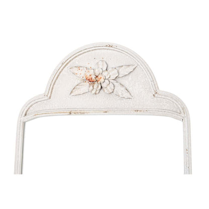 Specchio con struttura bianca vintage 60x46x170cm| Blanc Mariclò