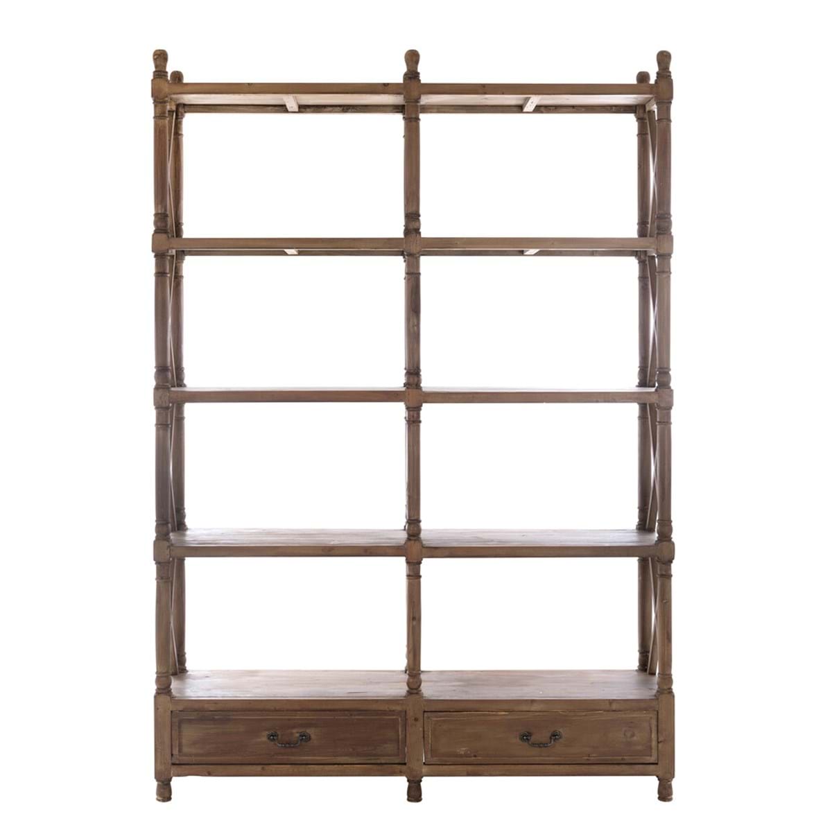 Etagere in legno di cedro 1150x40x218h