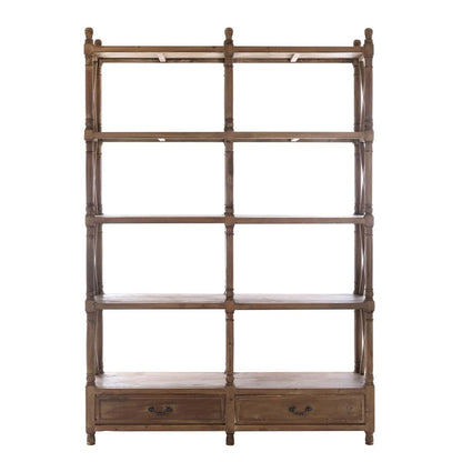 Etagere in legno di cedro 1150x40x218h