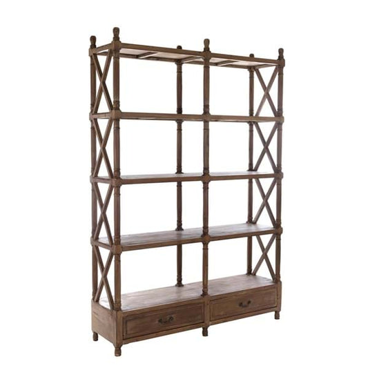 Etagere in legno di cedro 1150x40x218h