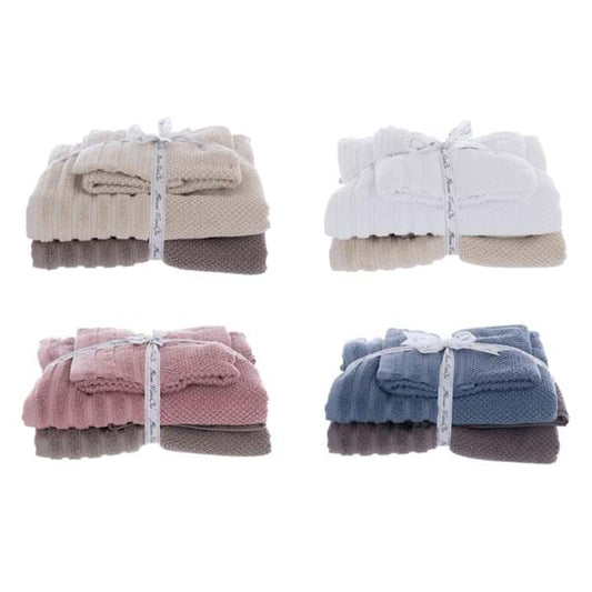 Set 2 Coppia Spugna diversi colori 38x50-50x105cm | Blanc Mariclò