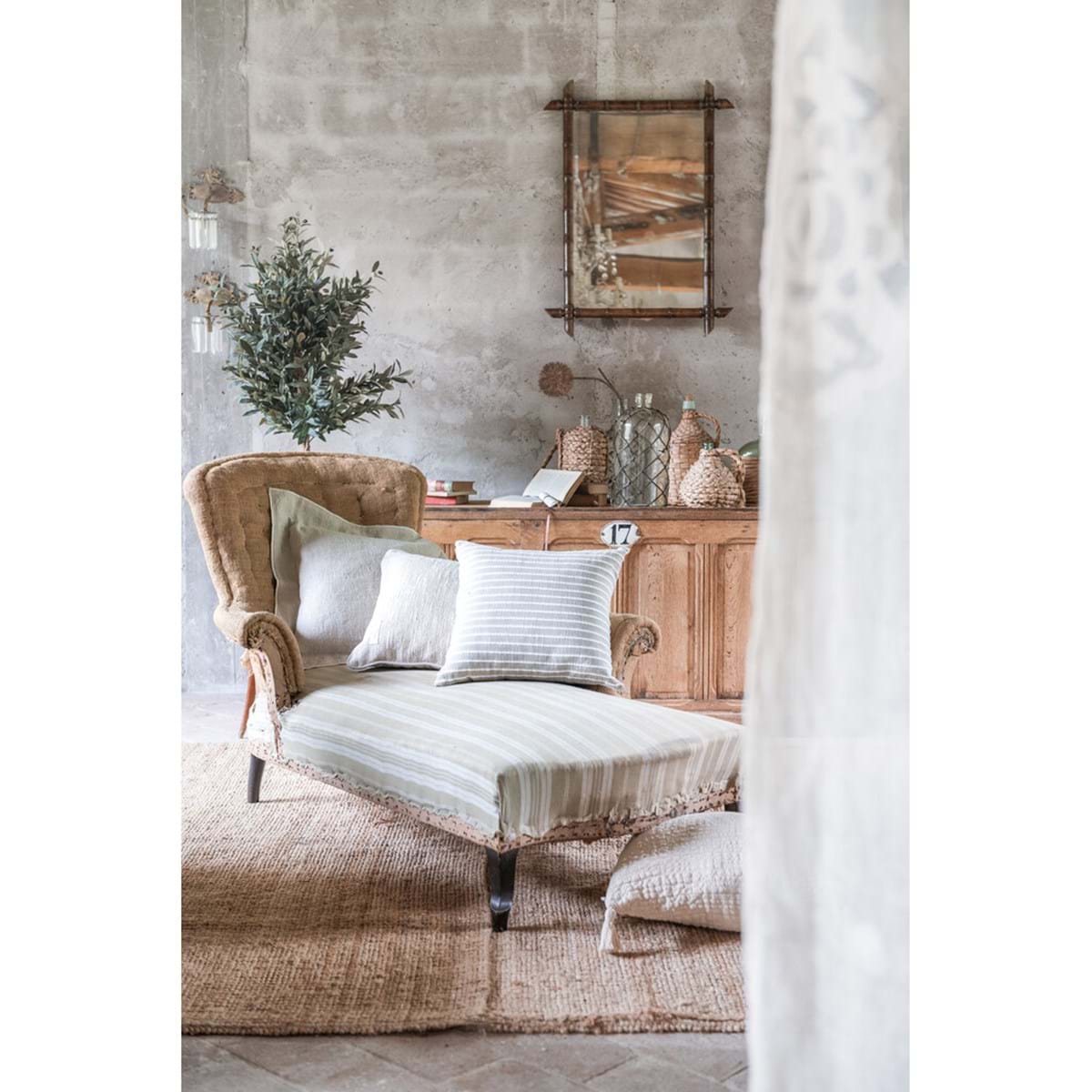 Cuscino con nappe| Blanc Mariclò