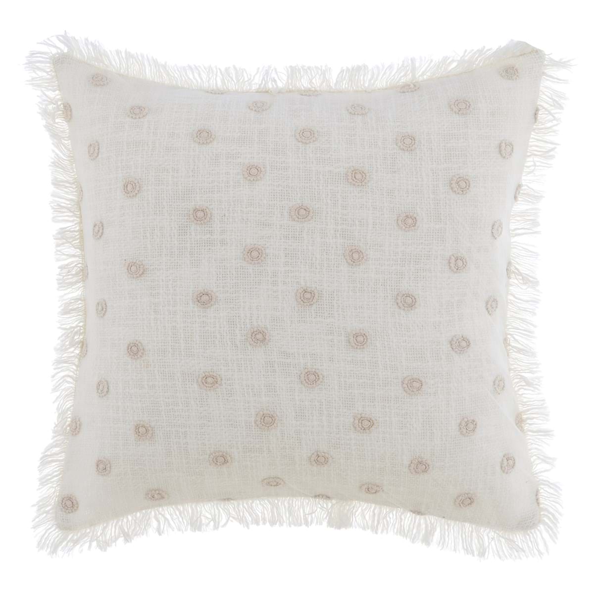 Cuscino con pizzo