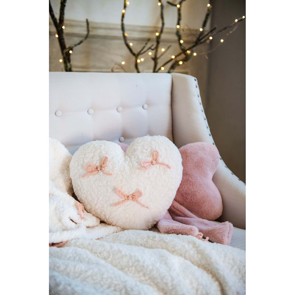 Set pile e cuscino a cuore | Blanc Mariclò