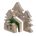 Decoro alberi con natività