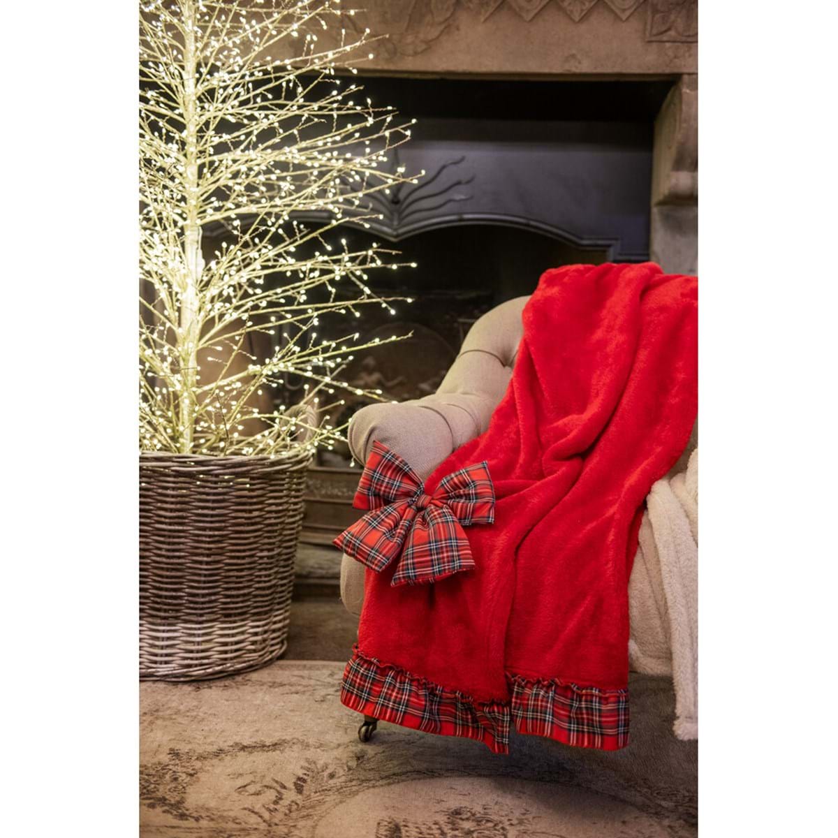 PLAID SHERPA CON FIOCCO